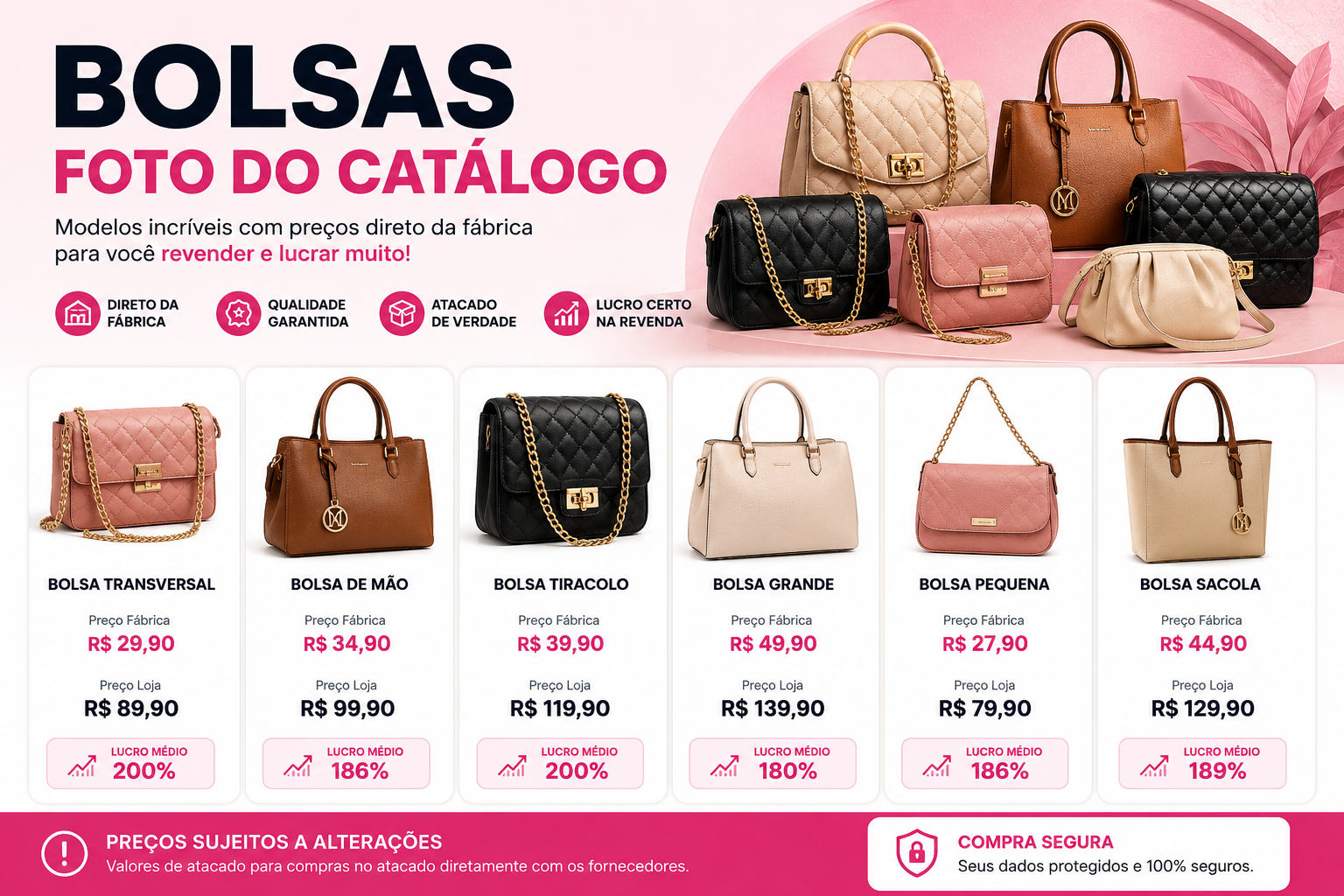 Catálogo de bolsas
